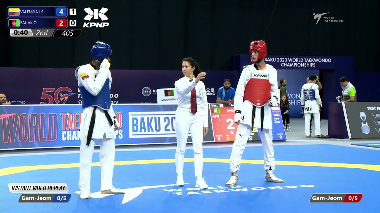 405 R64 Men 74kg COL VALENCIA J S AFG SAHAK O