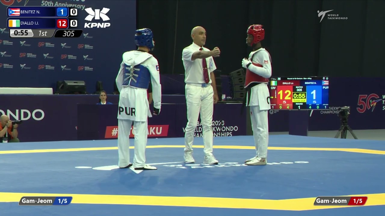 305 R64 Men 54kg PUR BENITEZ N CIV DIALLO I J