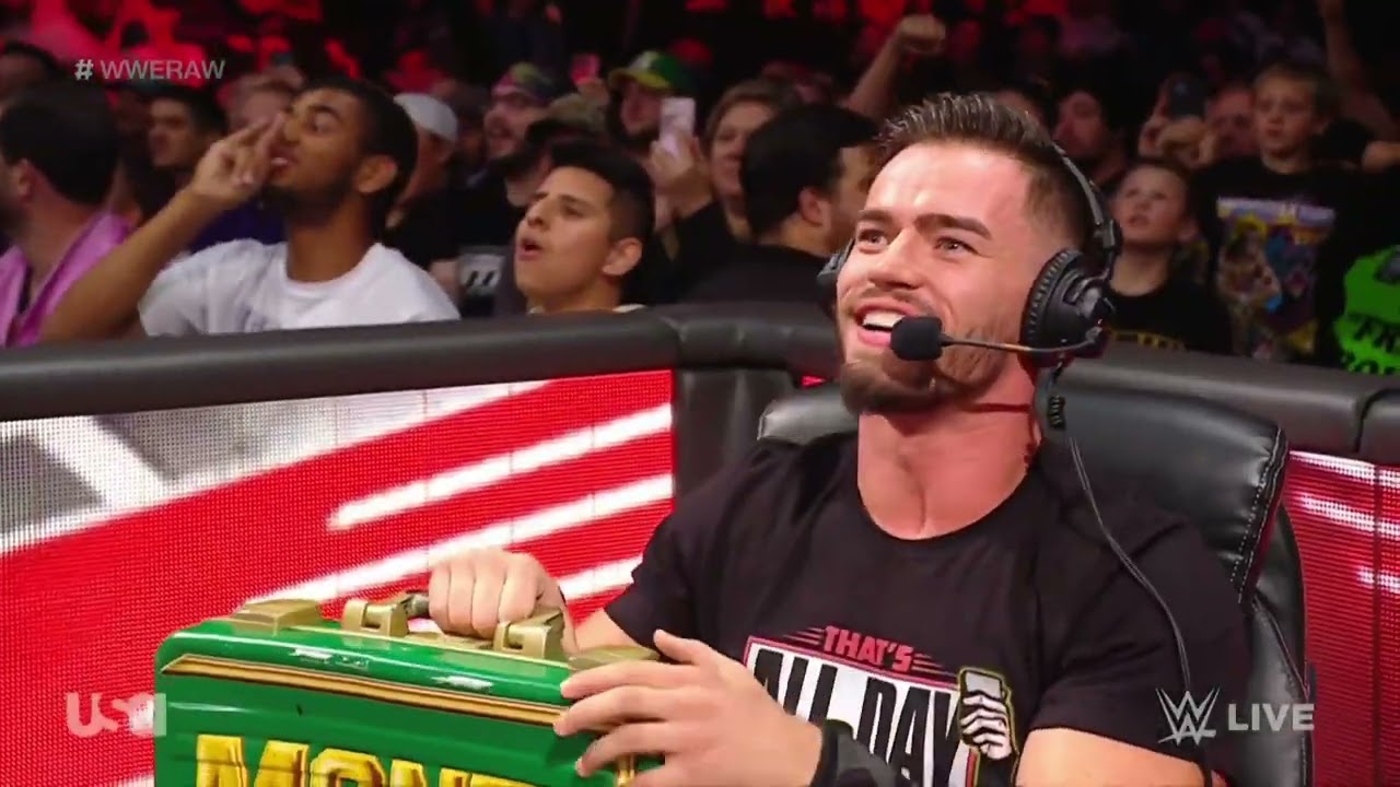 WWE RAW JOHNNY GARGANO VS OTIS 10/03/22 background