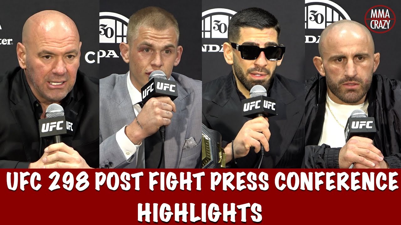 UFC 298: Post Fight Press Conference Highlights