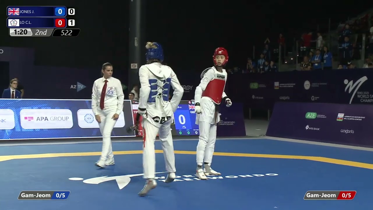 522 Quarter final Women 57kg GBR JONES J TPE LO C L