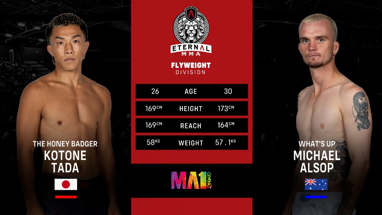 Eternal MMA 101: Michael Alsop VS Kotone Tada | FULL FIGHT
