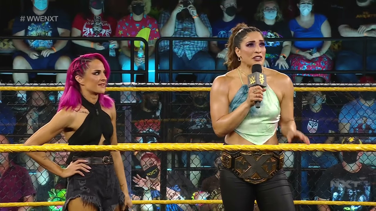 Dakota Kai shatters friendship with Raquel González: NXT, July 27, 2021 background