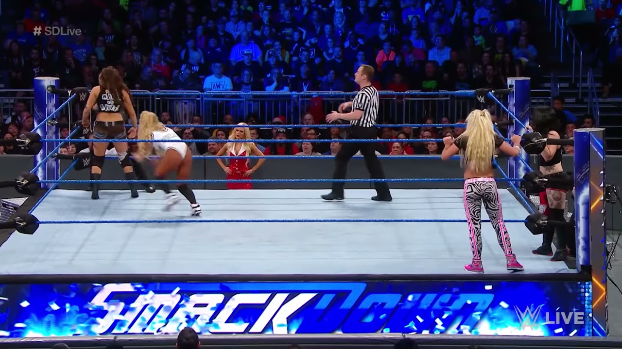 The Riott Squad vs. Tamina, Natalya & Carmella - 6-Woman Tag Match: SmackDown LIVE, January 02, 2018