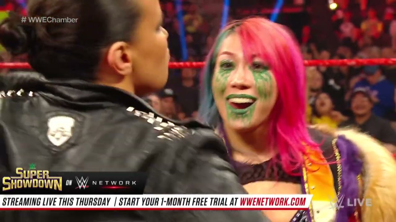 Chaos erupts during Women’s Chamber Match contract signing: Raw, February 24, 2020 background
