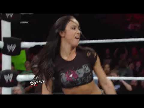 Snuka, Fox & Lee vs. The Bella Twins & Natalya - 6-Diva Tag-Team Match: Raw, Dec. 16, 2013 background