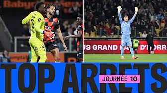 Les plus BEAUX ARRÊTS de la 10ème journée | Ligue 1 McDonald's 25/26 background