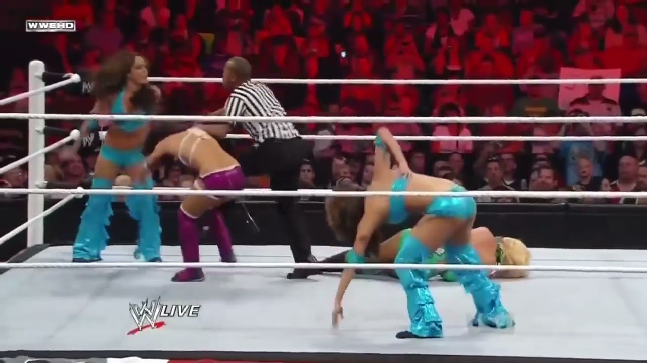 The Bella Twins vs. Lay-Cool: Raw, Oct. 4, 2010
