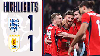 Ben White Scores His First Goal! | England 1-1 Uruguay | International Match | Highlights