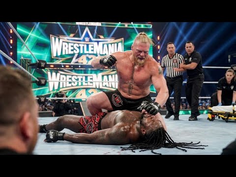 Brock Lesnar Destroys Oba Femi Mid-Rescue at Wrestlemania 42 Highlights 2026