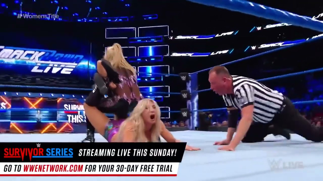 Flair vs. Natalya (c) - SmackDown Women's Championship Match: SmackDown LIVE, November 14, 2017 background