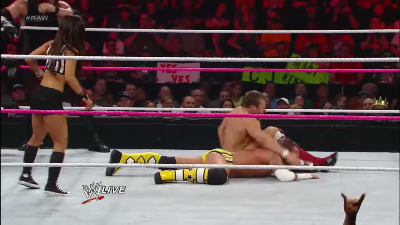 Team Hell No vs. Dolph Ziggler & CM Punk - w/ Special Guest Referee, AJ Lee: Raw, October 01, 2012