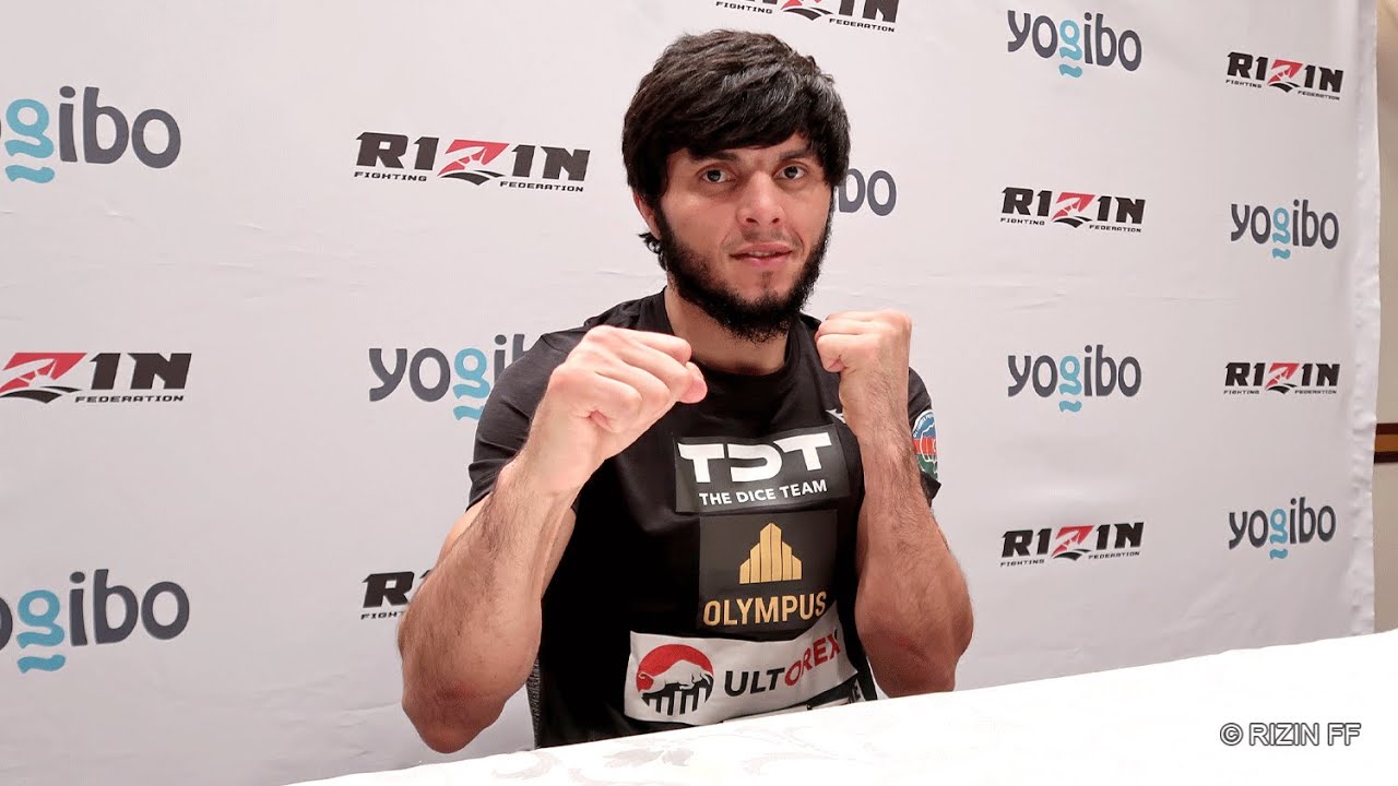 Yogibo presents RIZIN 28 トフィック・ムサエフ 試合前インタビュー background