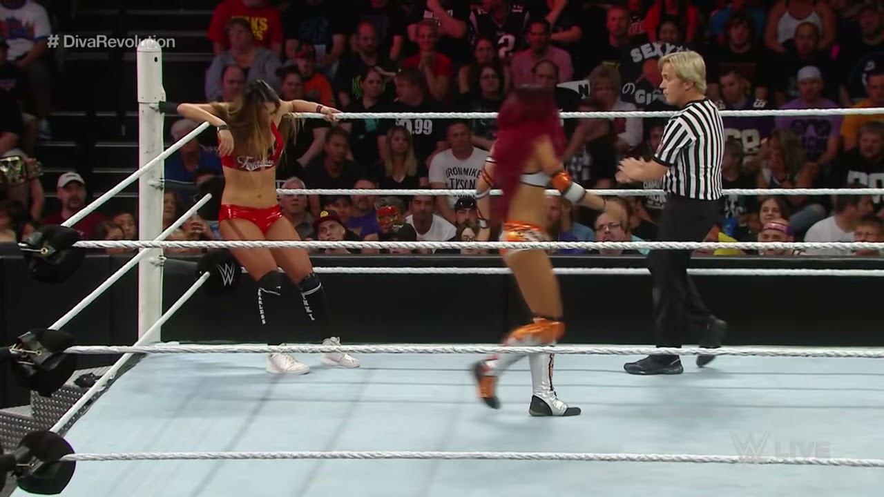 Sasha Banks vs. Nikki Bella: Raw, August 17, 2015