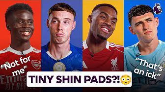 Are Tiny Shin Pads an Ick?! 👀 | Premier League Players React Part 1 backdrop