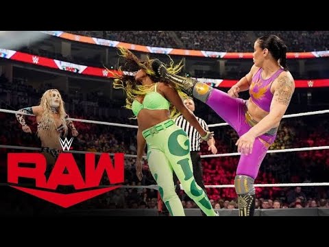Ripley, Naomi, Morgan & Banks vs. Baszler, Carmella, Natalya & Zelina: Raw, March 28, 2022 background