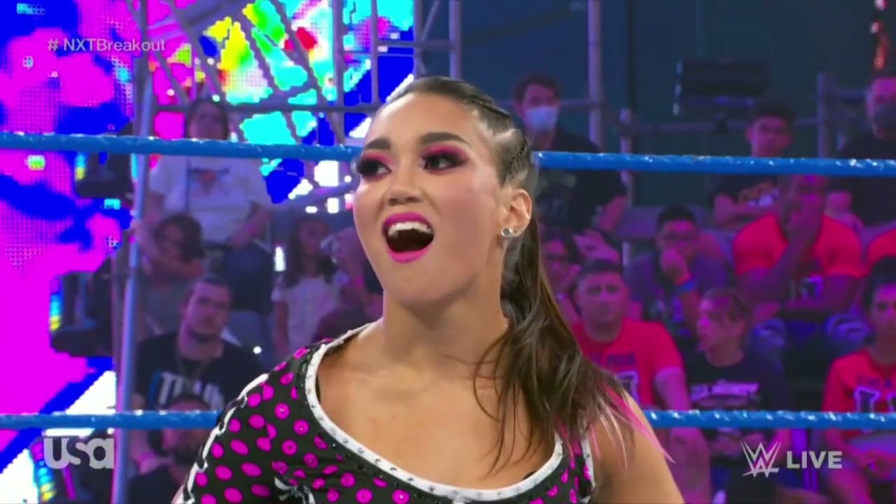 WWE NXT 2.0 ROXANNE PEREZ VS TIFFANY STRATTON 06/07/22