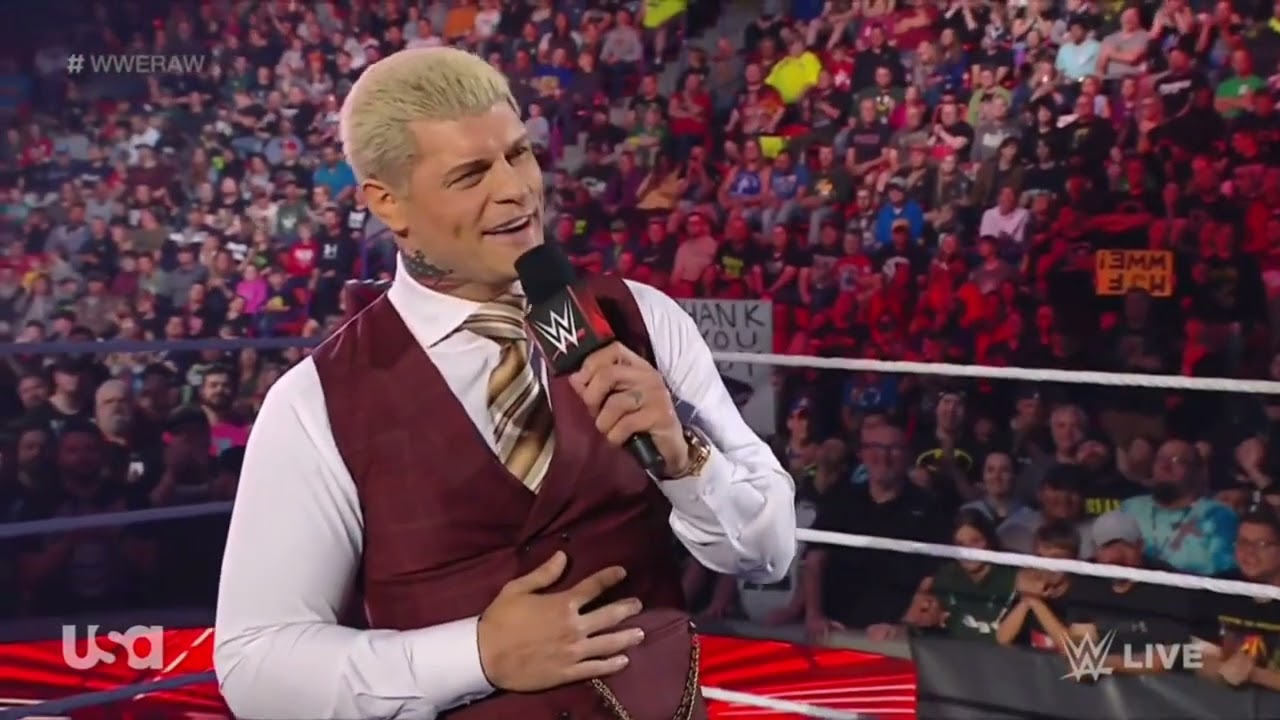 WWE RAW CODY RHODES ENTRANCE 06/06/22