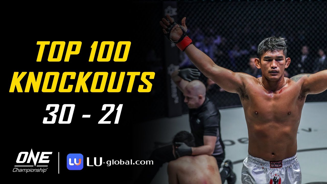 ONE Championship's Top 100 Knockouts | 30 - 21 background