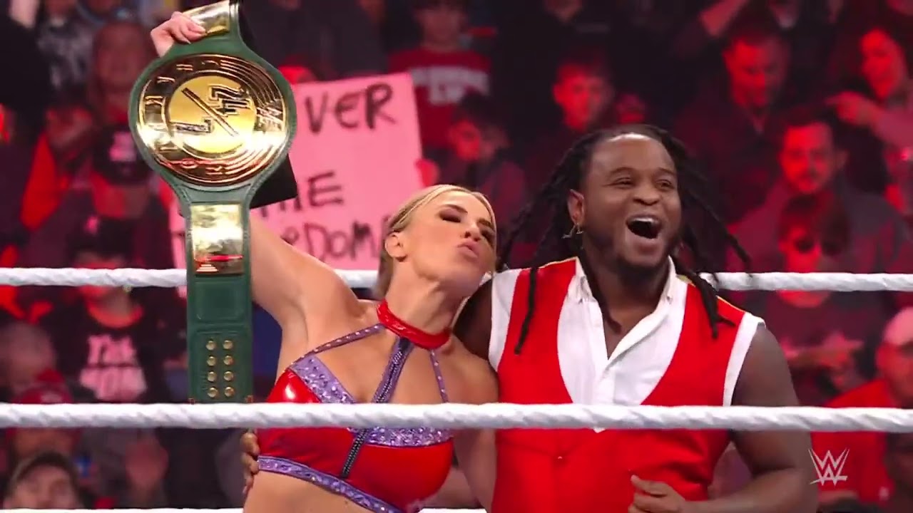 Dana Brooke & Reggie vs. Tamina & Akira Tozawa - Mixed Tag Team Match: Raw, February 28, 2022 background