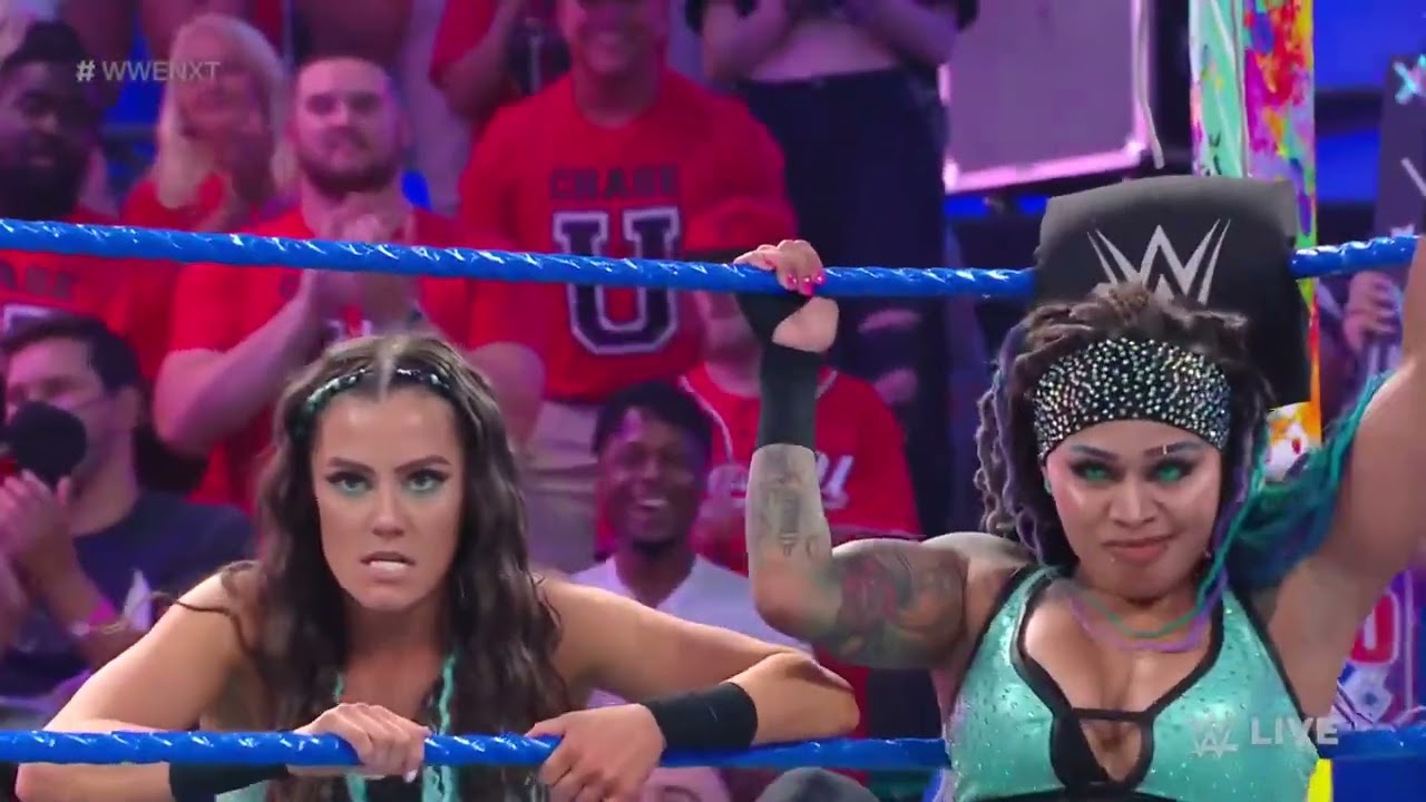 NXT Women’s Tag Team Championships Fatal 4-Way Elimination Match: WWE NXT 2.0, Aug. 2, 2022 background