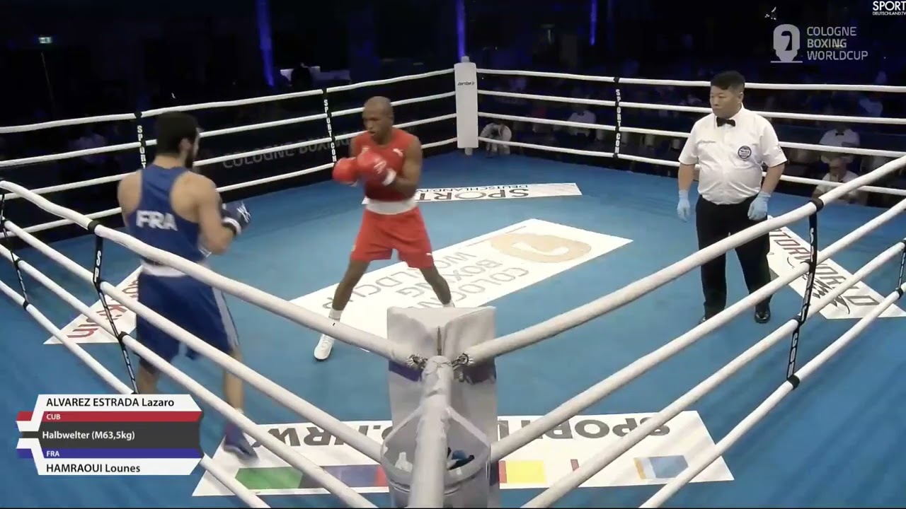 Lázaro Álvarez (CUB) vs. Lounès Hamraoui (FRA) Cologne World Cup 2022 Final (63kg)