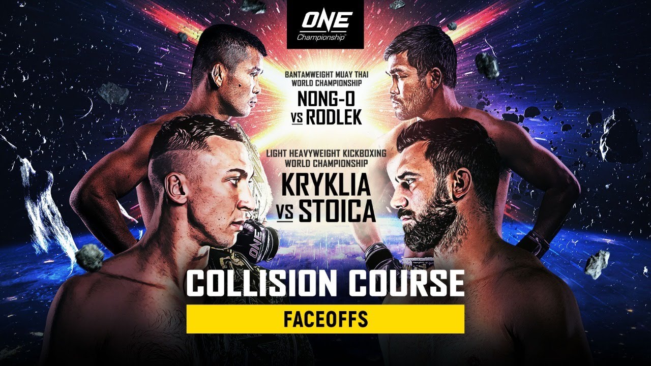 ONE Championship: COLLISION COURSE Faceoffs background