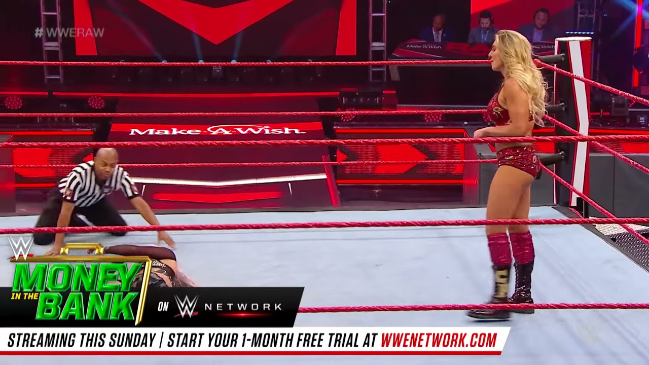 Charlotte Flair vs. Liv Morgan: Raw, May 04, 2020 background