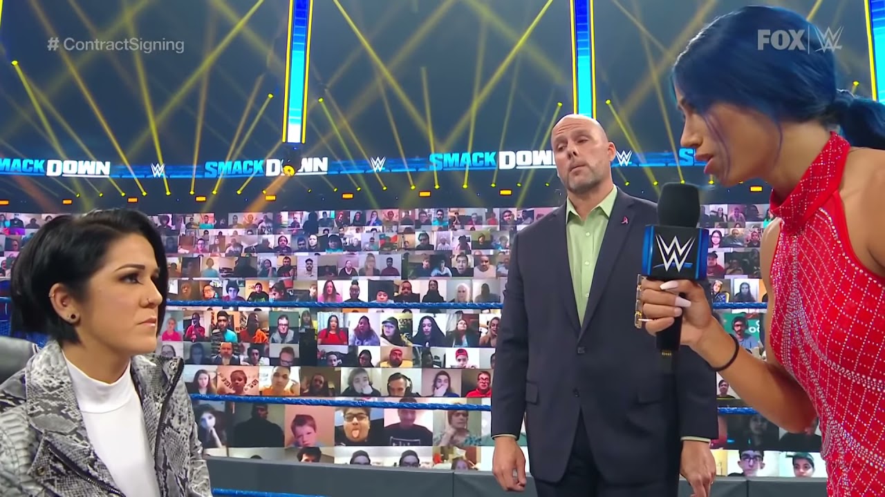Bayley backs away from contract signing w/ Sasha Banks: SmackDown, October 16, 2020