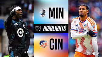 Minnesota United vs. FC Cincinnati | Full Match Highlights | BATTLE IN THE COLD!
