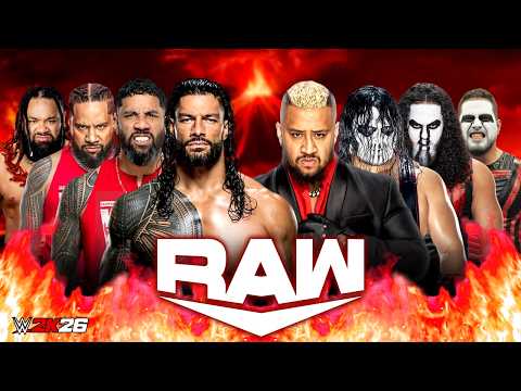 WWE Team Roman Reigns vs Team Solo Sikoa (The MFTs) | WWE Raw on Netflix Full Match 01/Apr/2026