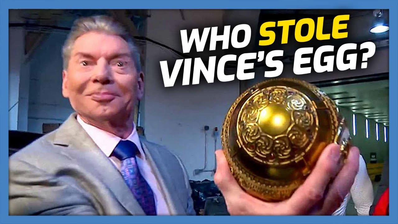 Who stole Vince McMahon's egg? WWE Survivor Series 2021 background