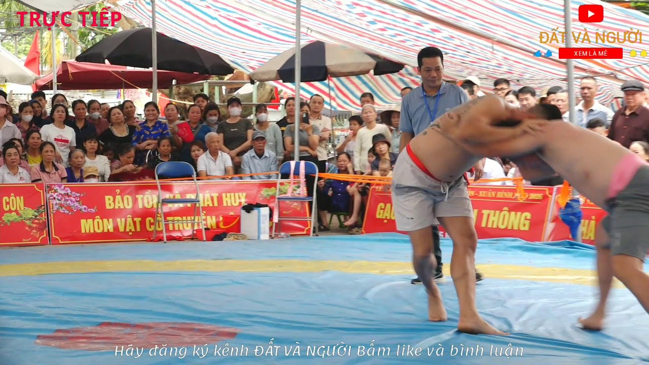 Trực Tiếp 2/4 CK phá giải Hội Vật Truyền Thống làng Vân Côn