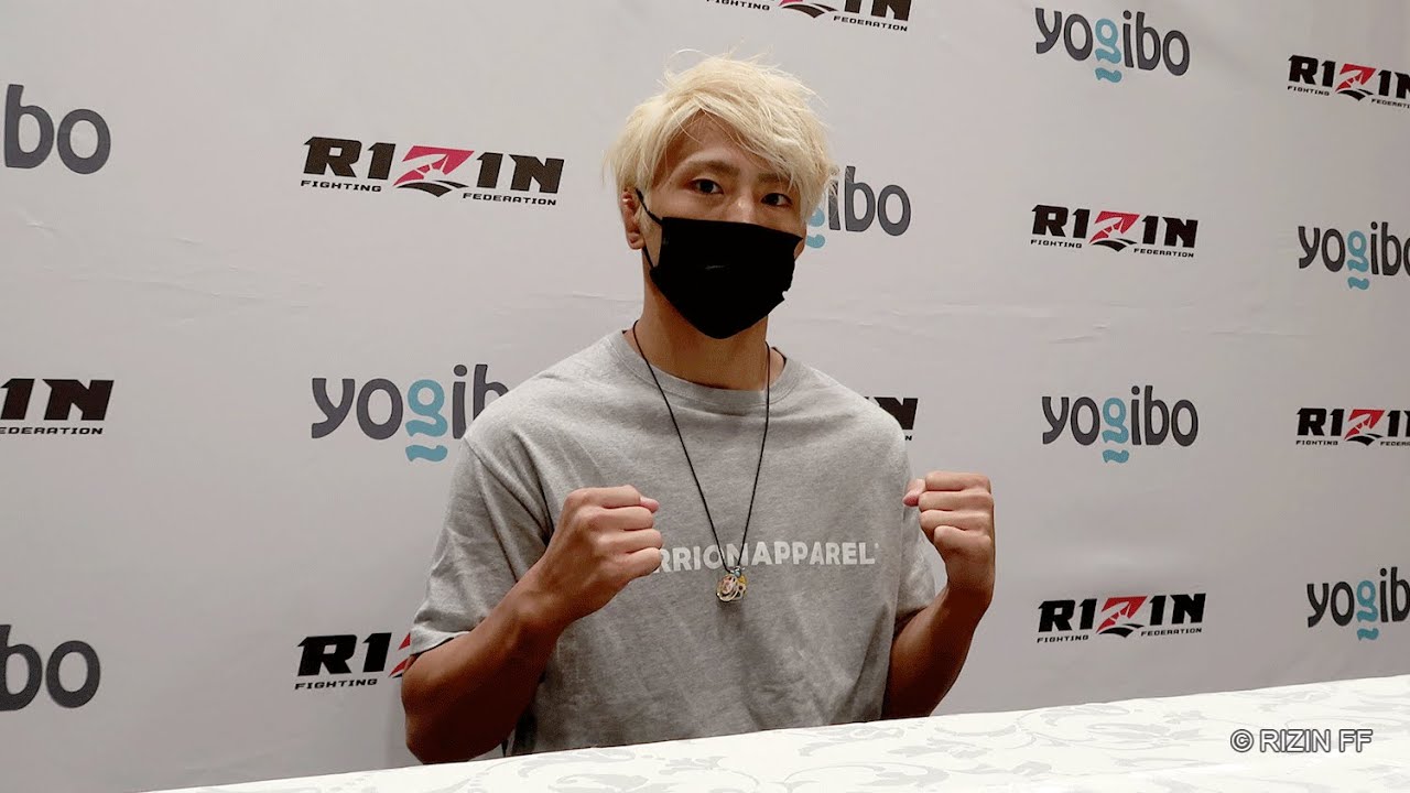 Yogibo presents RIZIN 28 渡部修斗 試合前インタビュー background