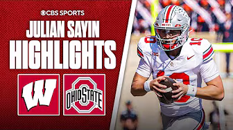 Ohio State QB Julian Sayin throws 4 touchdowns in win over Wisconsin | Highlights