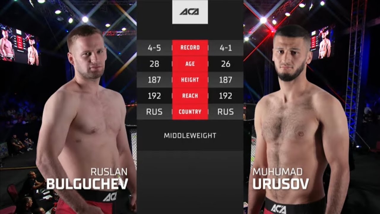 Руслан Булгучев vs. Мухамед Урусов | Ruslan Bulguchev vs. Mukhamed Urusov | ACA YE 37