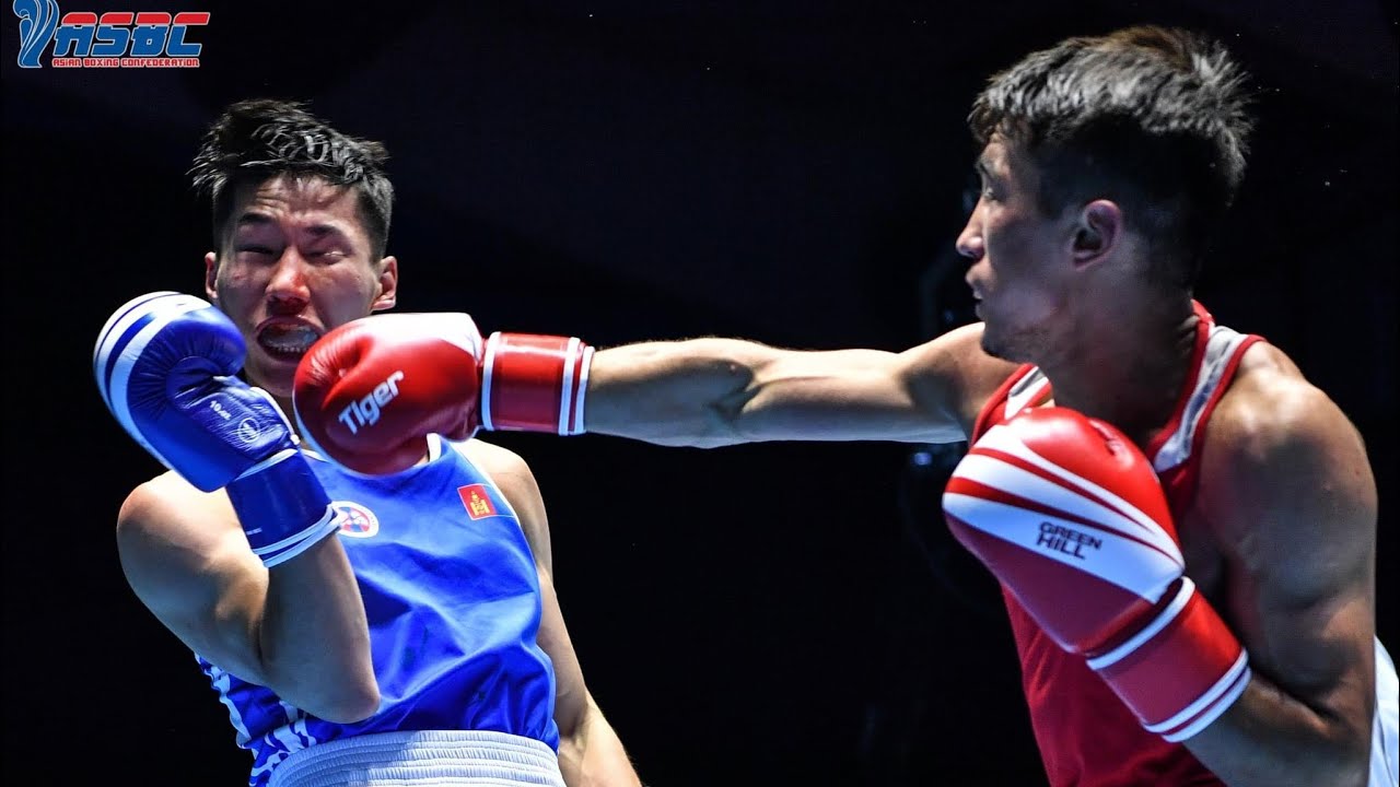 Makhmud Sabyrkhan (KAZ) vs. Dorjnyambuu Ganbold (MGL) Asian Championships 2022 (54kg)