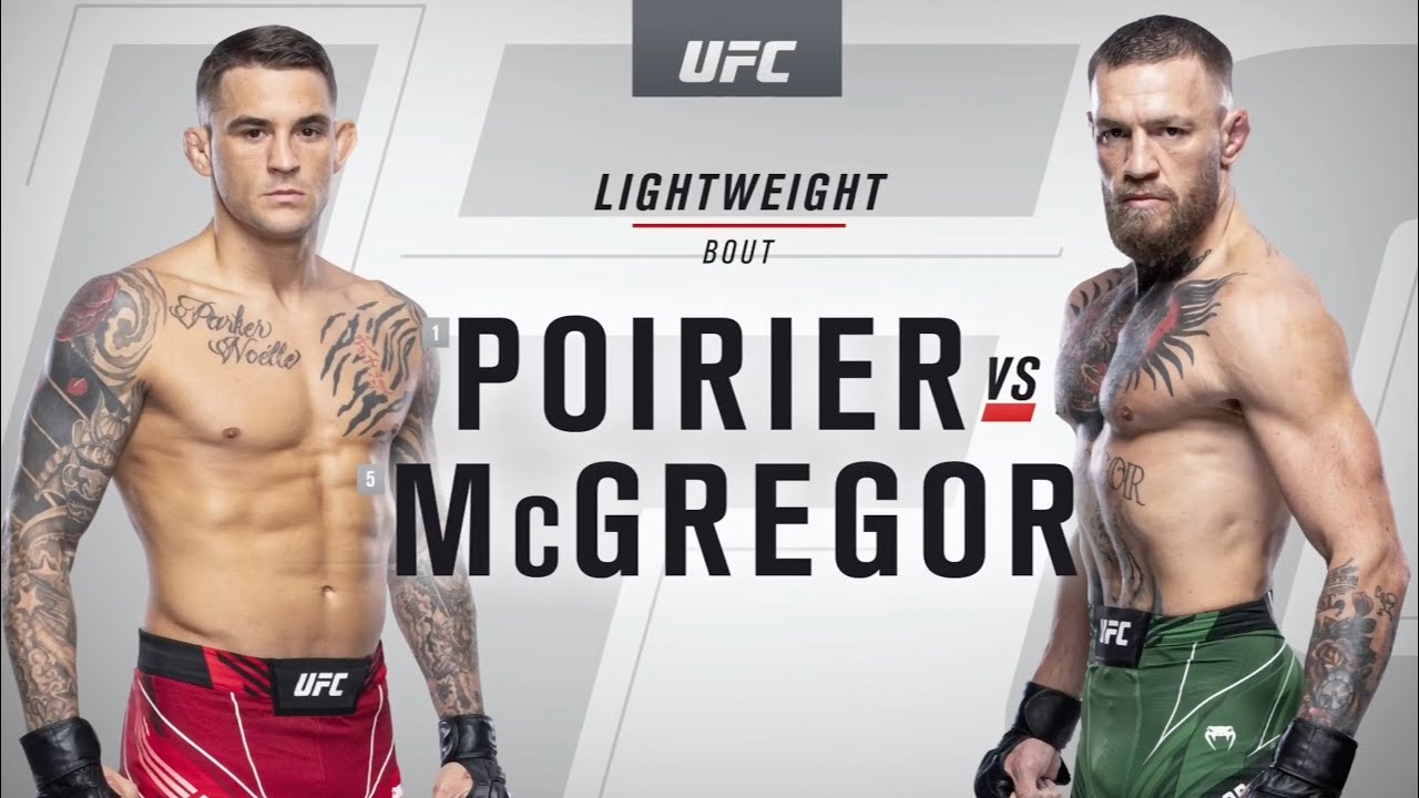 UFC 264: Dustin Poirier vs Conor McGregor Highlights background