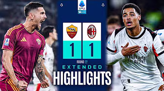 ROMA-MILAN 1-1 | EXTENDED HIGHLIGHTS | SERIE A 2025/26