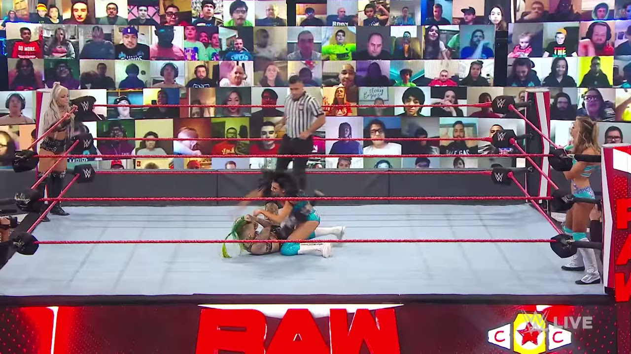 Riott Squad vs IIconics – Winners get Tag Titles Match, Losers Will Be No More: Raw, August 31, 2020 background