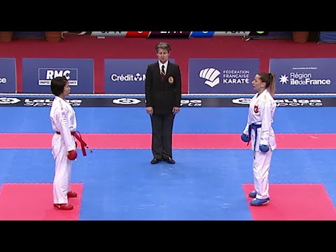 Throwback Karate: Serap Ozcelik (TUR) vs Miho Miyahara (JPN) | WORLD KARATE FEDERATION background