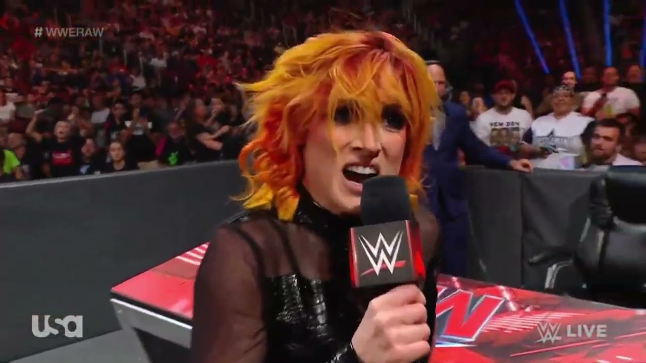 WWE RAW DANA BROOKE VS BECKY LYNCH 06/13/22