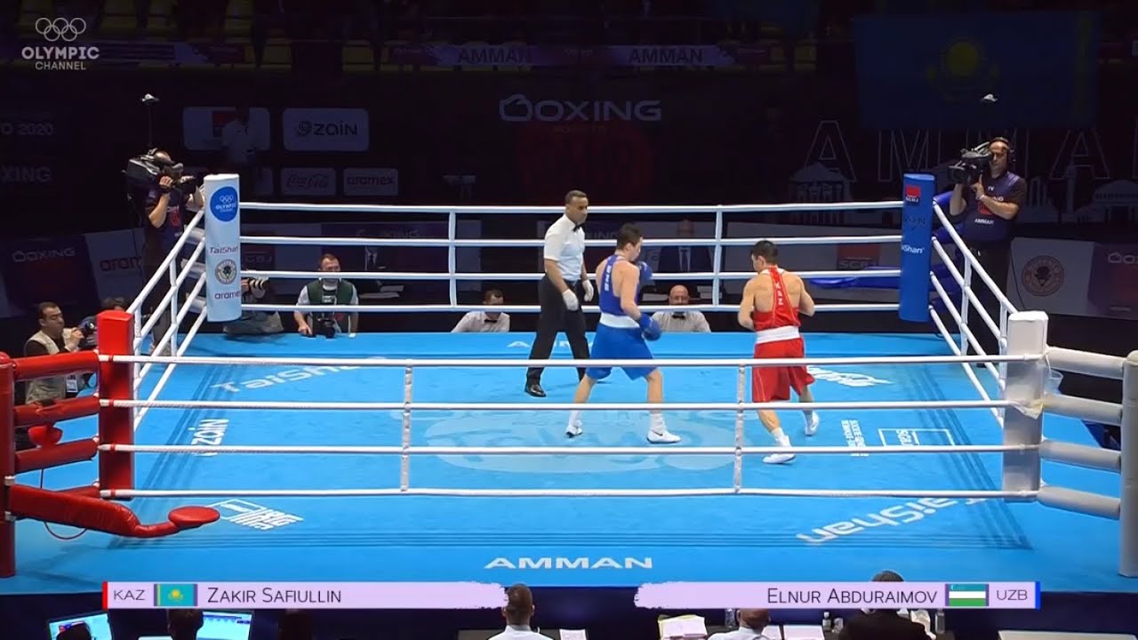 Elnur Abduraimov (UZB) vs. Zakir Safiullin (KAZ) Asia/Oceania Olympic Qualifiers 2020 (63kg)