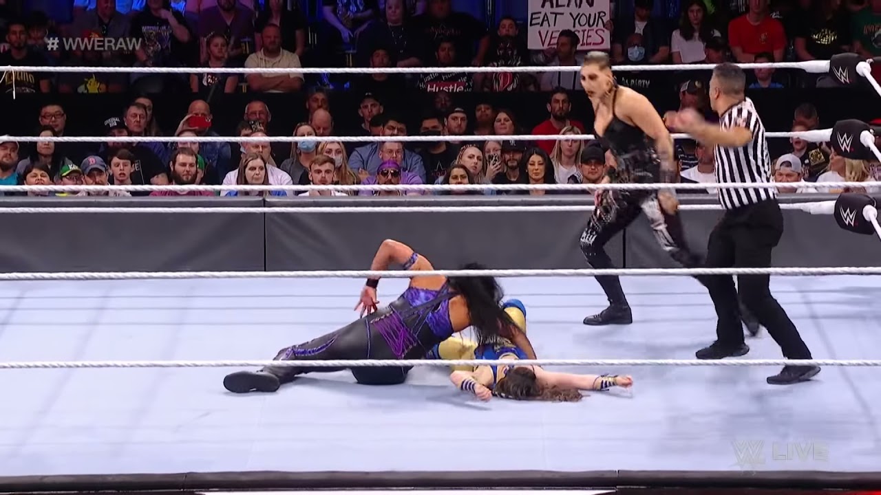 Nikki A.S.H. & Rhea Ripley vs. Tamina & Natalya: Raw, October 04, 2021