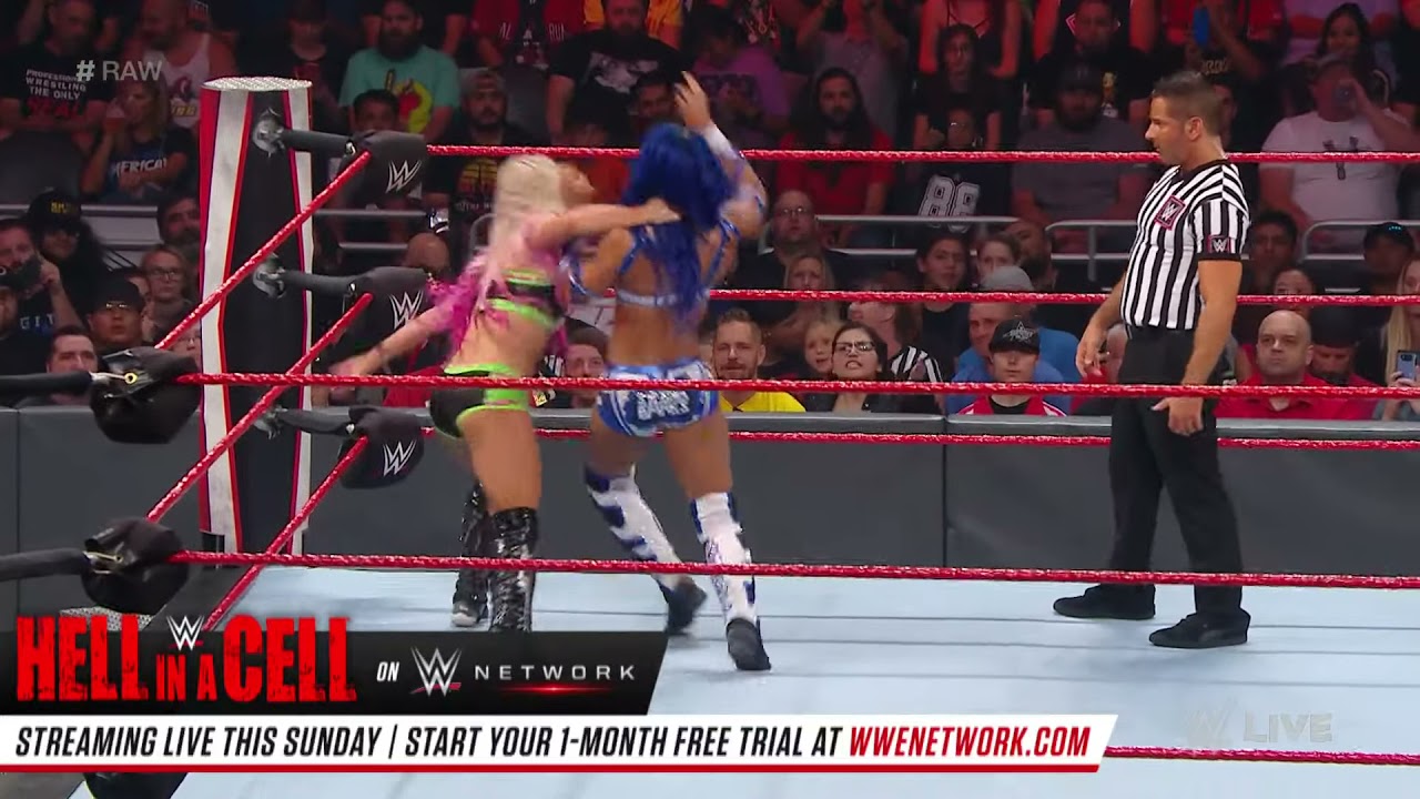 Sasha Banks vs. Alexa Bliss: Raw, Sept. 30, 2019