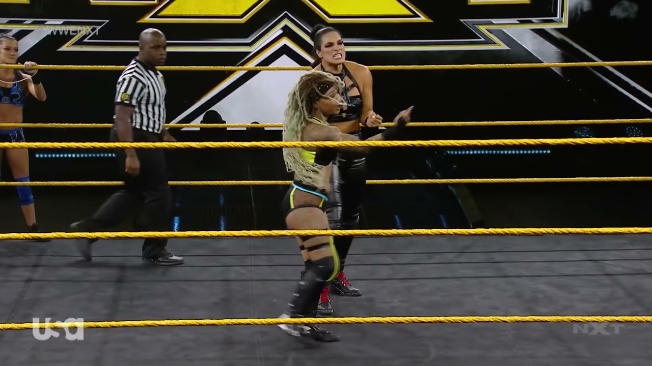 Raquel González & Dakota Kai vs. Kacy Catanzaro & Kayden Carter: WWE NXT, June 24, 2020 background