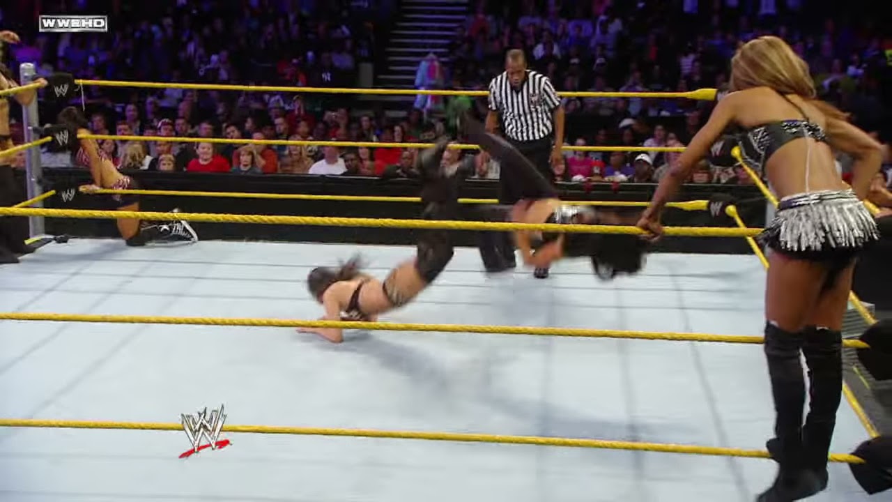 A.J. & The Bella Twins vs. Maxine, Aksana & Fox - 6-Diva Tag Team Match: NXT, Nov. 30, 2010