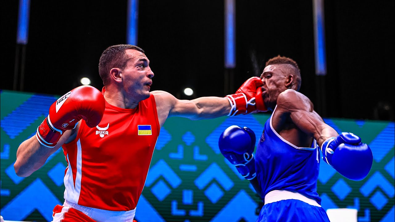 Yurii Zakharieiev (UKR) vs. Youba Sissokho (ESP) European Boxing Championships 2022 QF's (71kg)