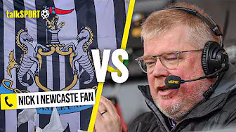 "BONKERS!" Newcastle fan CALLS OUT Adrian Durham for BOLD Claim after Barcelona BATTERING!