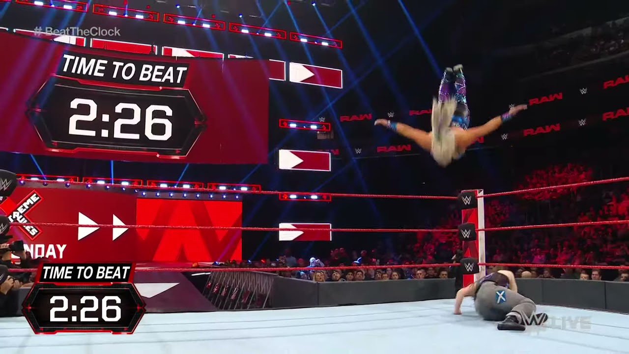 Nikki Cross vs. Dana Brooke – Beat the Clock Challenge Match: Raw, July 08, 2019 background